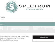 Tablet Screenshot of fullspectrumaccounting.com